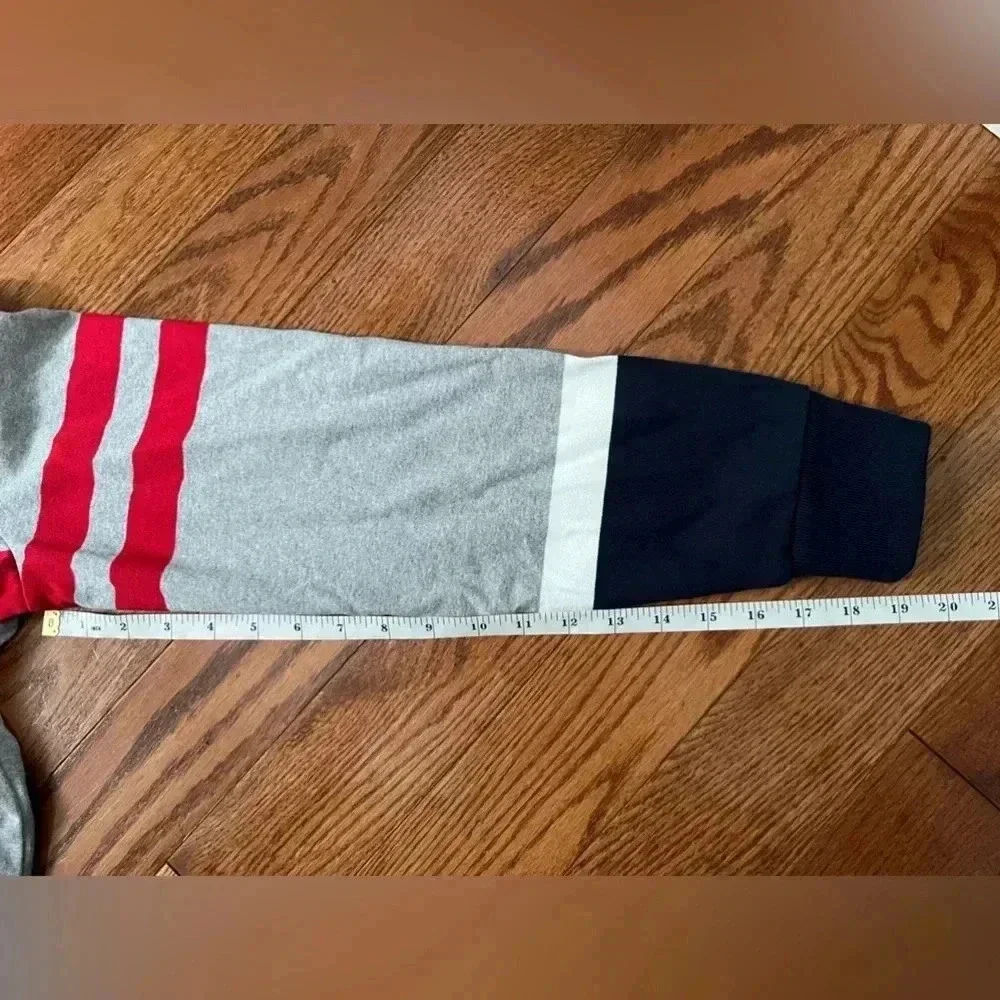 Polo Ralph Lauren Men's Grey Heather Crest Logo Classic Fit Rugby Long Sleeve S - Picture 10 of 10